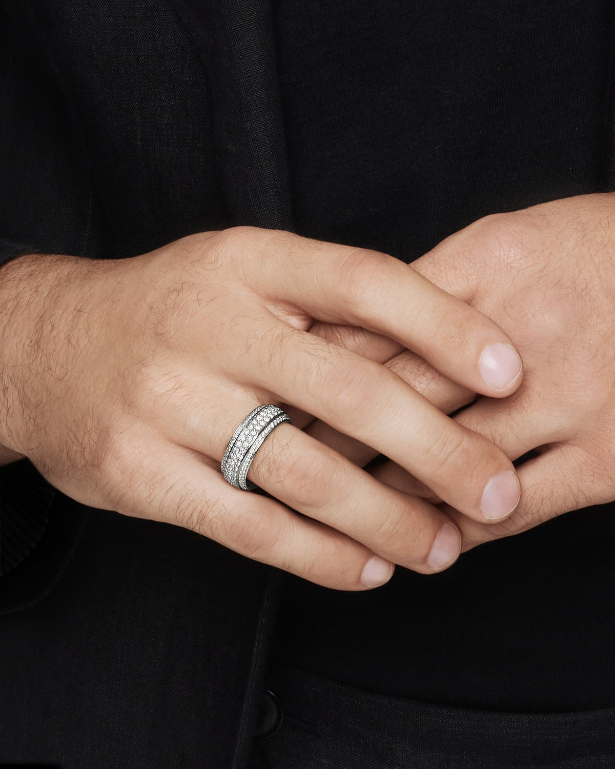 David Yurman Streamline Beveled Band Ring David Yurman Men’s|Wedding