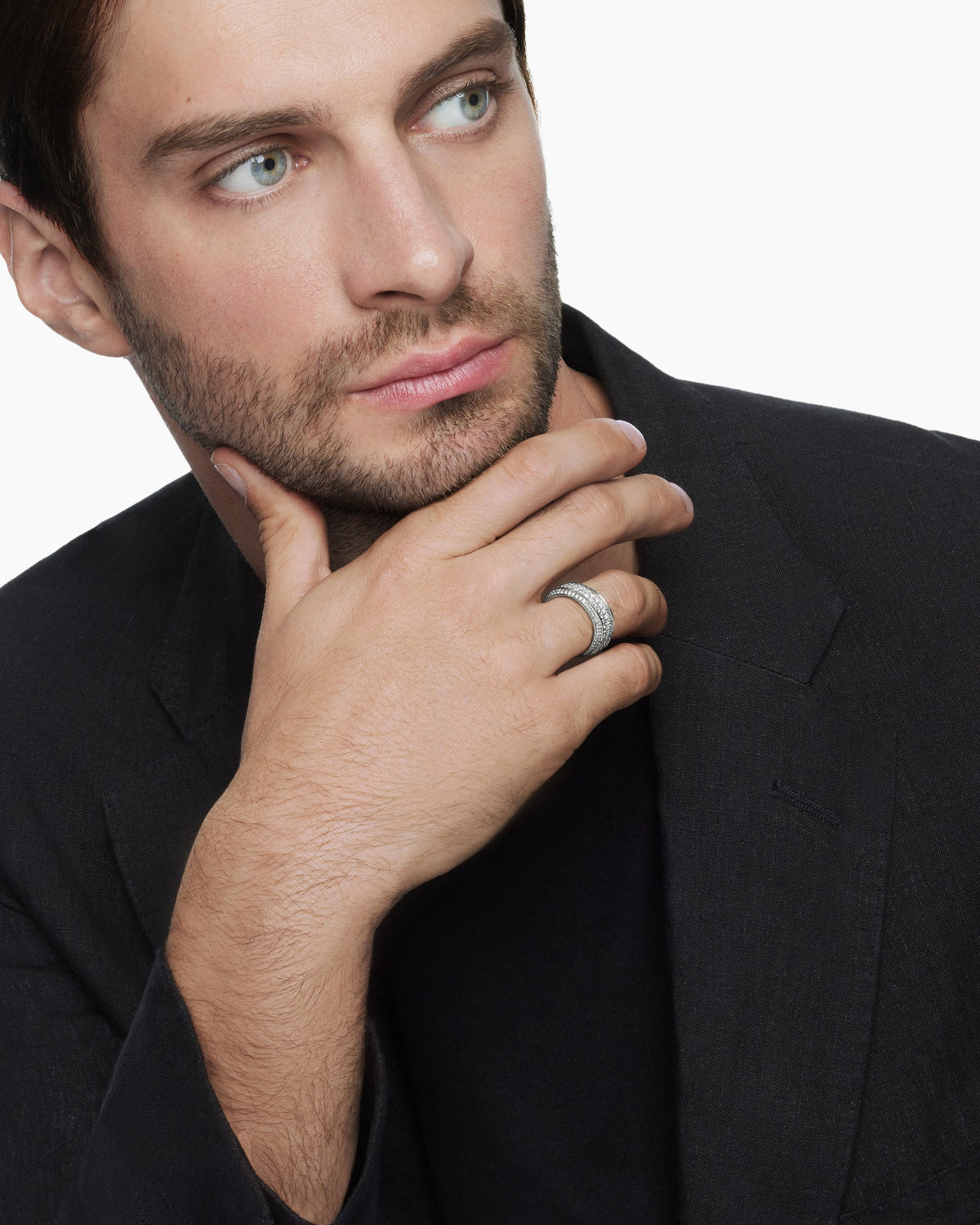 David Yurman Streamline Beveled Band Ring David Yurman Men’s|Wedding