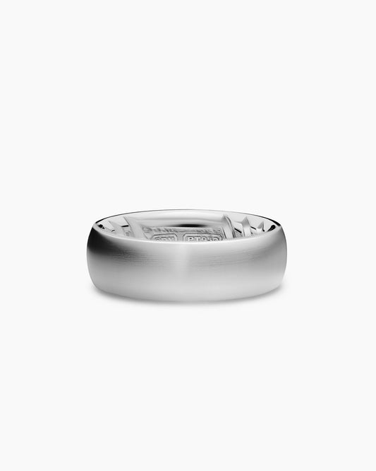 David Yurman Mens Streamline Band Ring in Platinum, 7.6mm David Yurman Men’s|Wedding