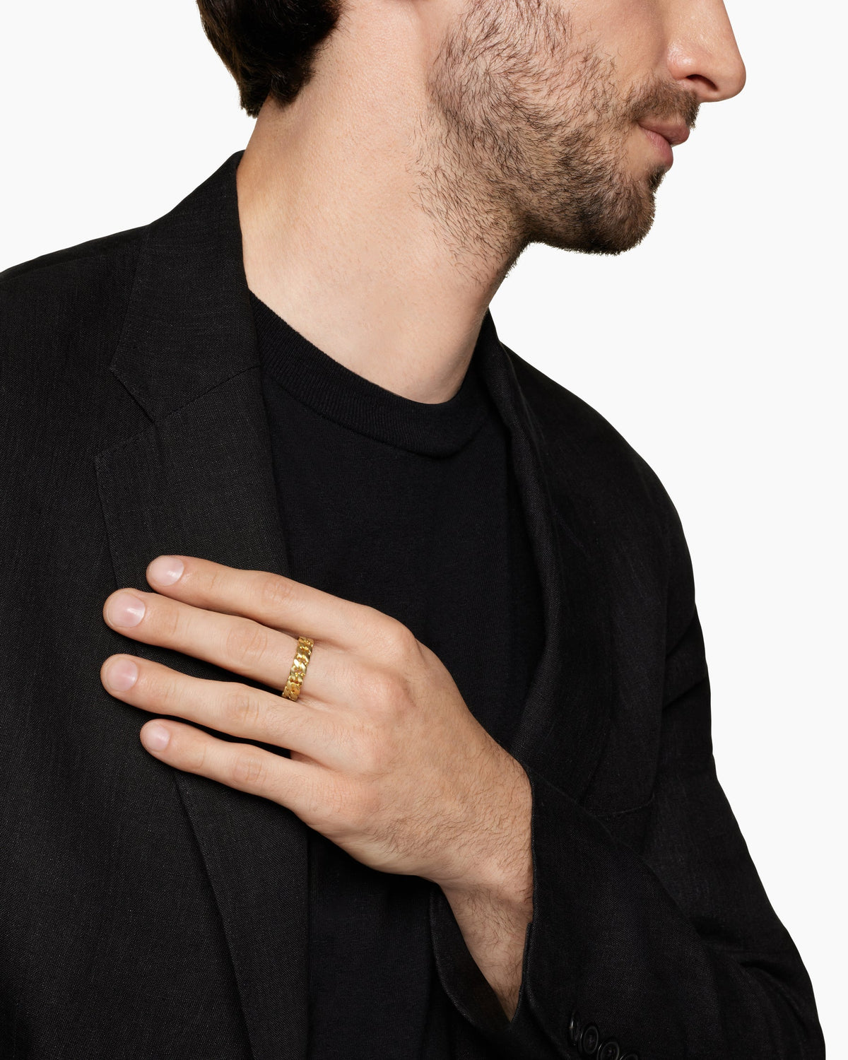 David Yurman Curb Chain Band Ring David Yurman Men’s