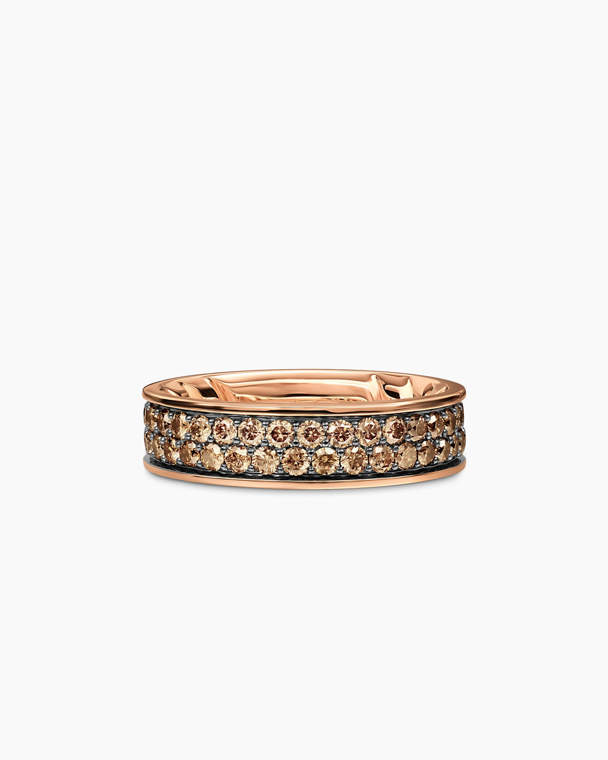 David Yurman Mens Streamline Band Ring in 18K Rose Gold, 6.2mm David Yurman Men’s|Wedding