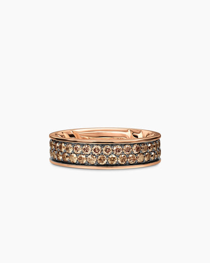 David Yurman Mens Streamline Band Ring in 18K Rose Gold, 6.2mm David Yurman Men’s|Wedding