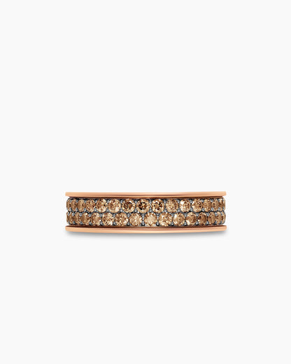 David Yurman Mens Streamline Band Ring in 18K Rose Gold, 6.2mm David Yurman Men’s|Wedding