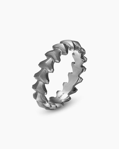 David Yurman Mens Armory Band Ring in Anthracite Titanium, 6.2mm David Yurman Men’s