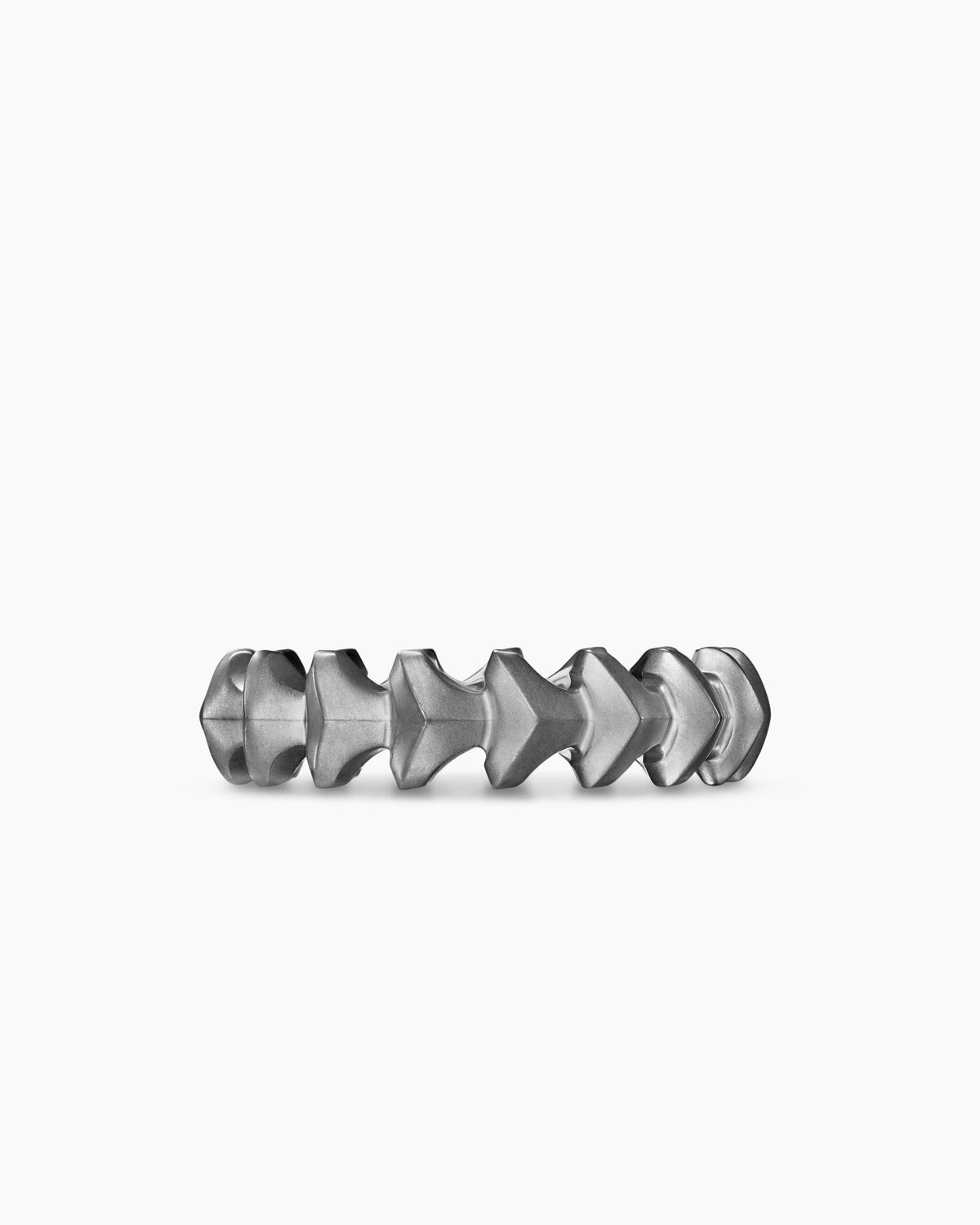 David Yurman Mens Armory Band Ring in Anthracite Titanium, 6.2mm David Yurman Men’s