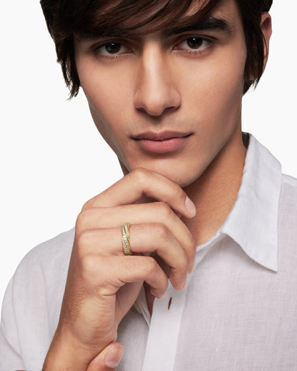 David Yurman Cable Edge Band Ring David Yurman Men’s|Wedding