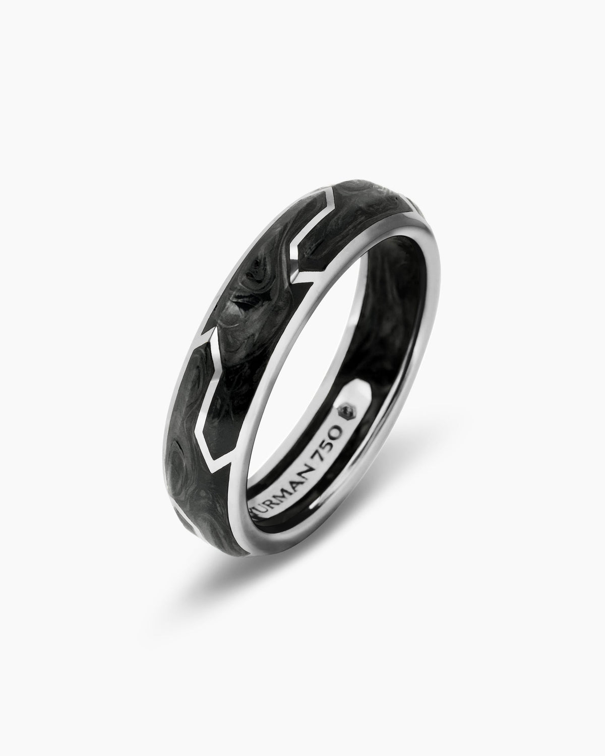 David Yurman Forged Carbon Band Ring David Yurman Men’s|Wedding