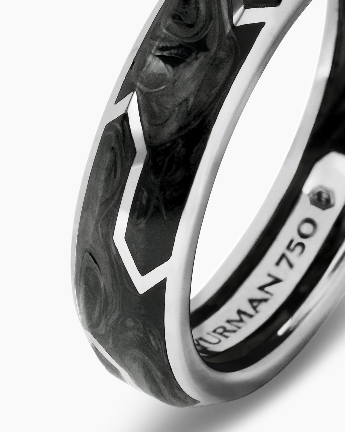 David Yurman Forged Carbon Band Ring David Yurman Men’s|Wedding