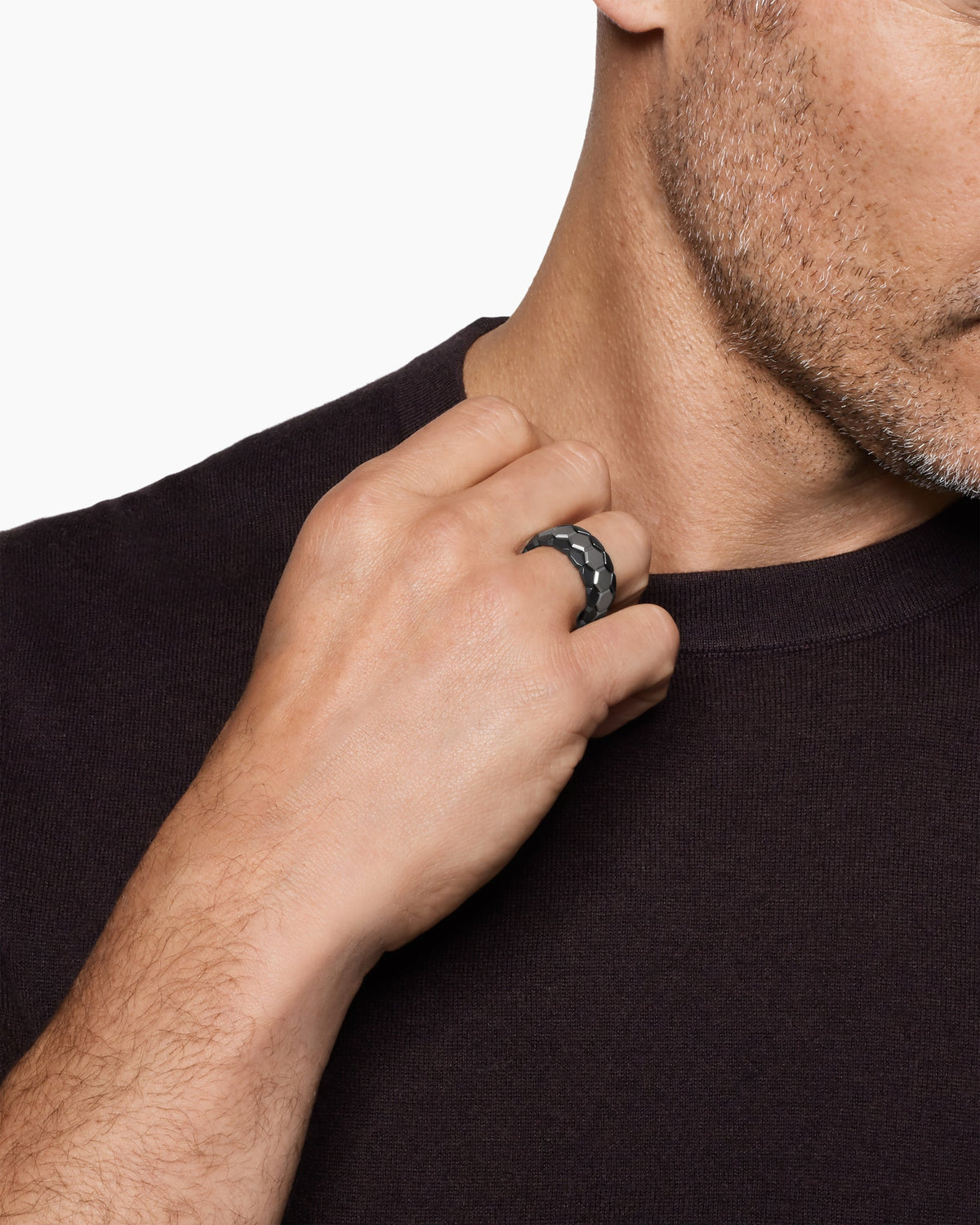 David Yurman Hex Stack Ring David Yurman Men’s