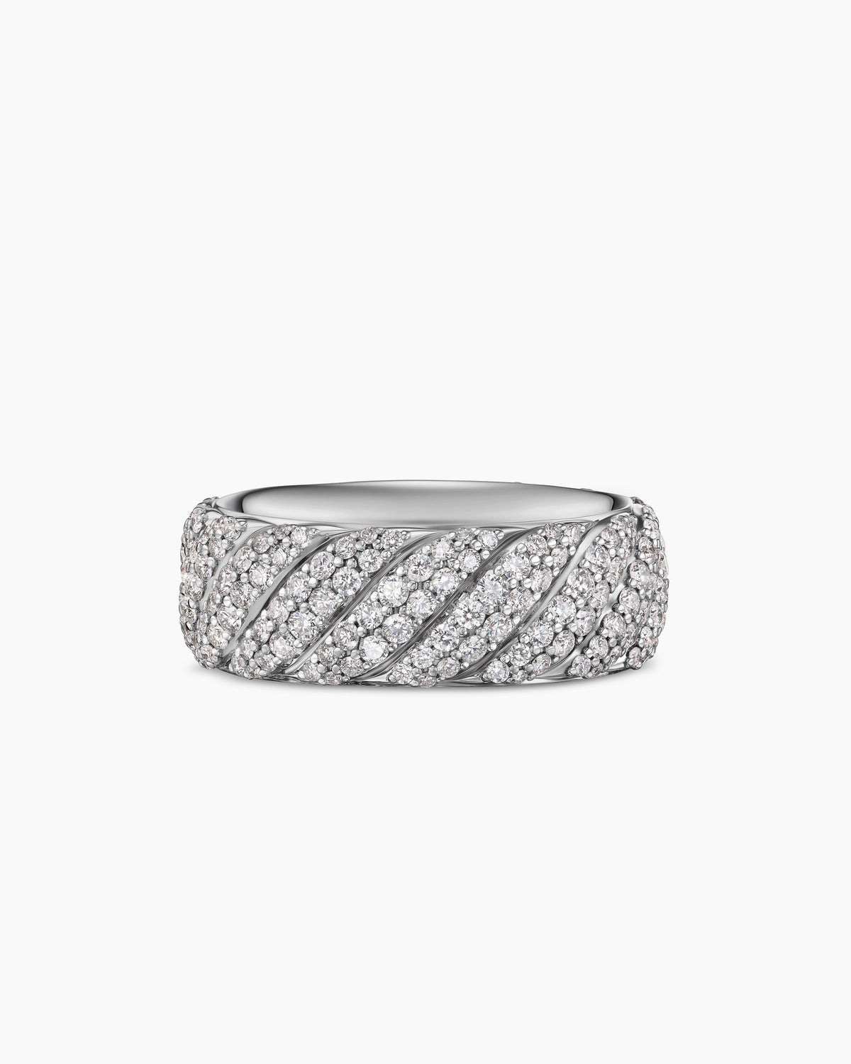 David Yurman Sculpted Cable Pavé Band Ring David Yurman Men’s|Wedding