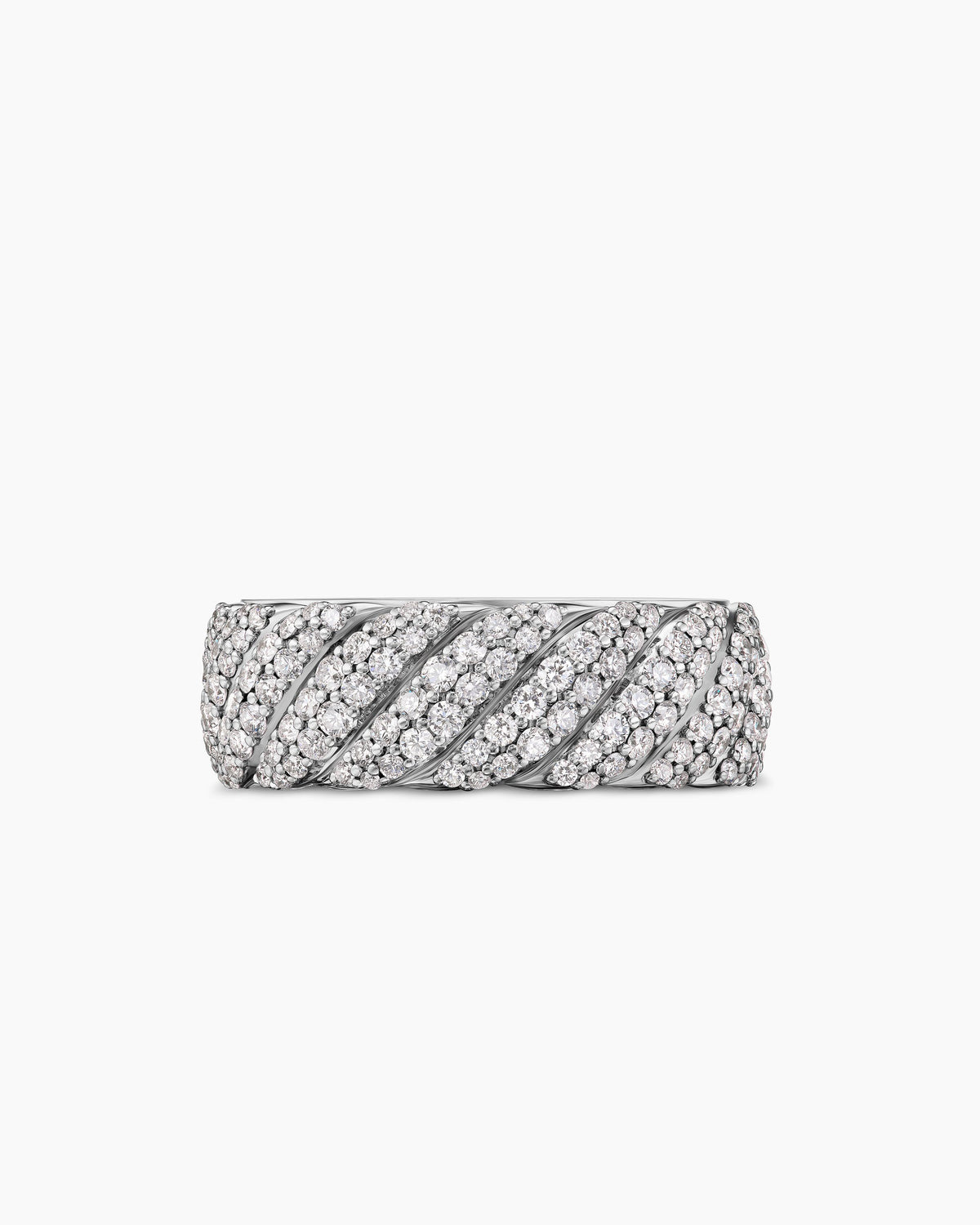 David Yurman Sculpted Cable Pavé Band Ring David Yurman Men’s|Wedding
