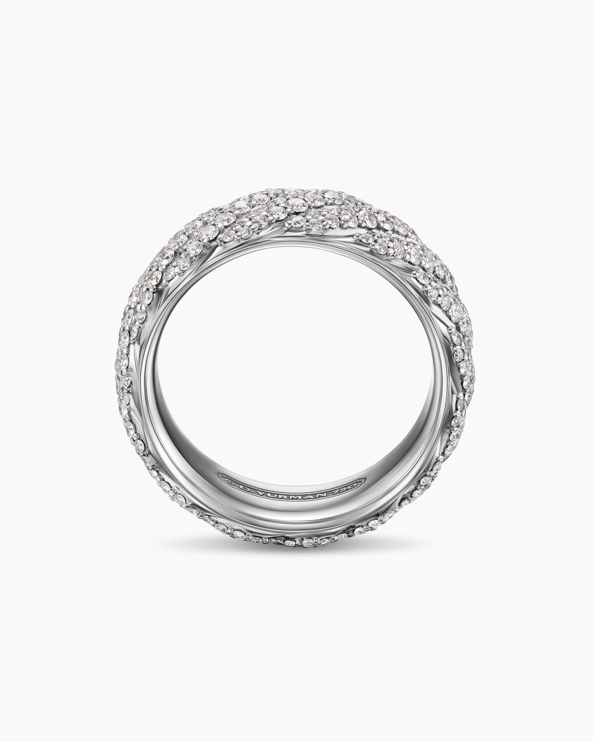 David Yurman Sculpted Cable Pavé Band Ring David Yurman Men’s|Wedding