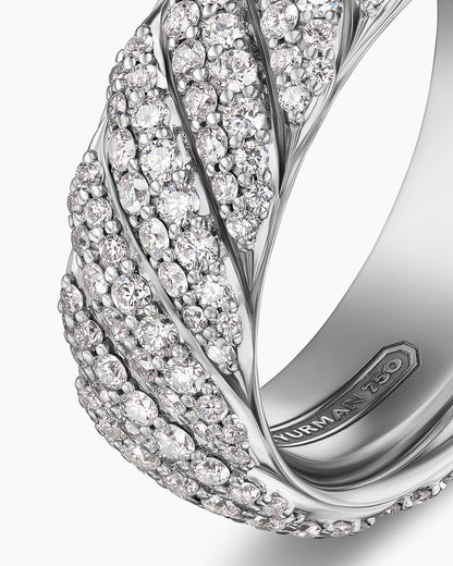 David Yurman Sculpted Cable Pavé Band Ring David Yurman Men’s|Wedding