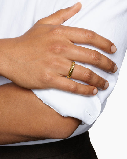 David Yurman Sculpted Cable Band Ring David Yurman Men’s