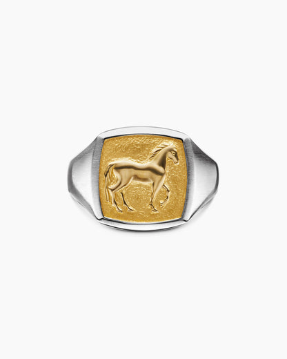 David Yurman Petrvs Horse Pinky Ring David Yurman Men’s