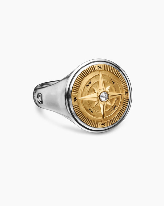 David Yurman Maritime Compass Signet Ring David Yurman Men’s