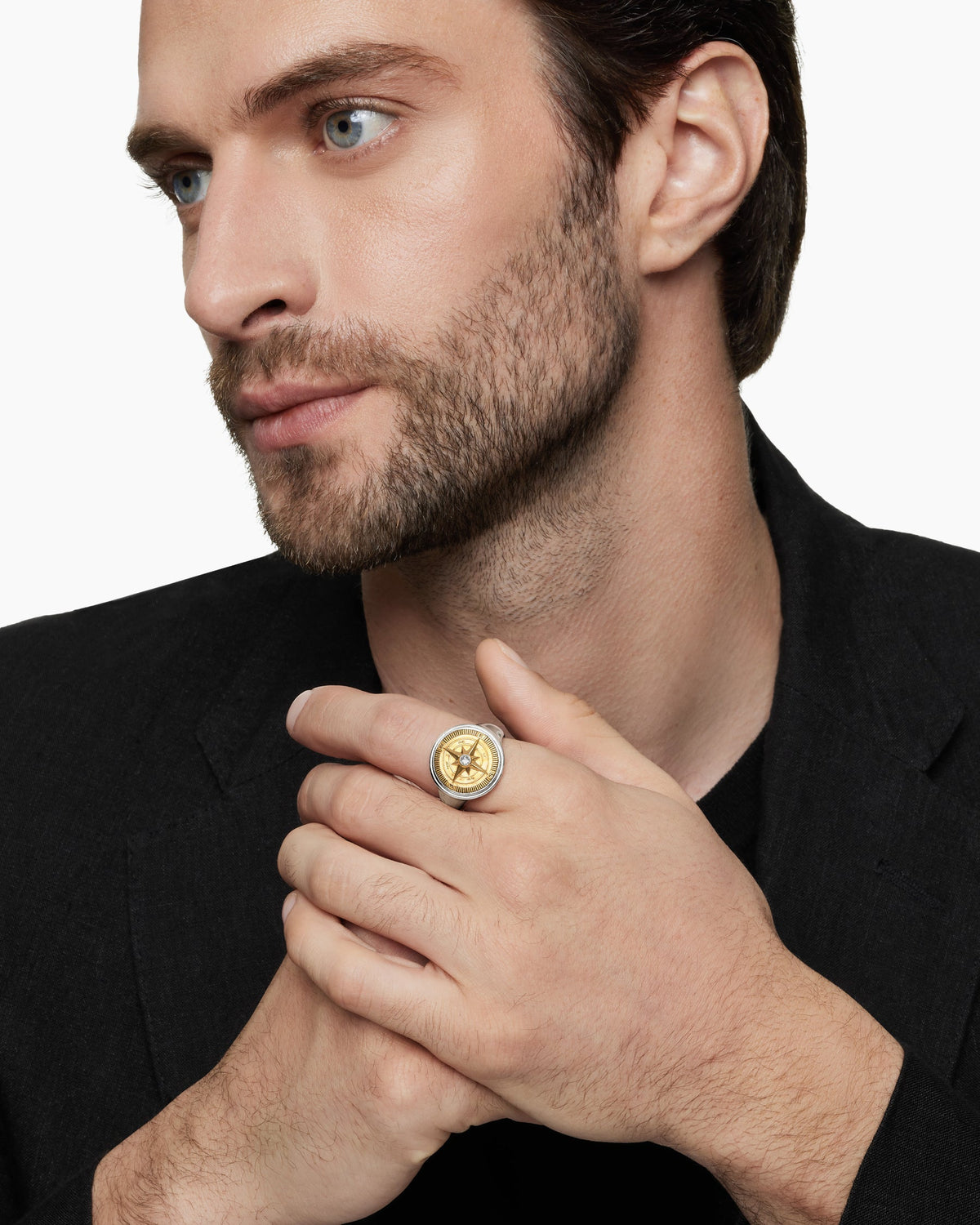 David Yurman Maritime Compass Signet Ring David Yurman Men’s