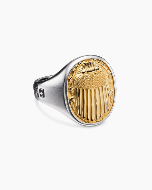 David Yurman Petrvs Scarab Signet Ring David Yurman Men’s