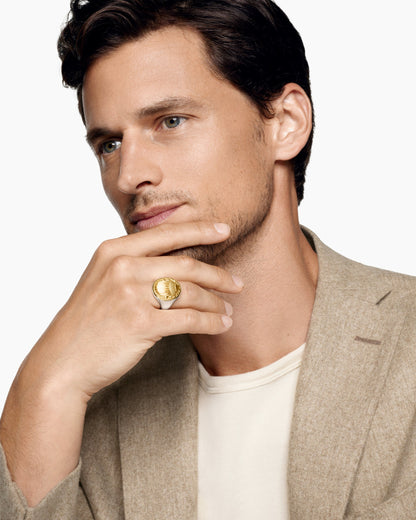 David Yurman Petrvs Scarab Signet Ring David Yurman Men’s