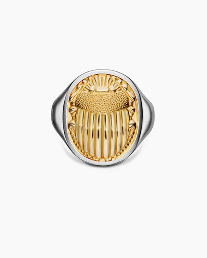 David Yurman Petrvs Scarab Signet Ring David Yurman Men’s