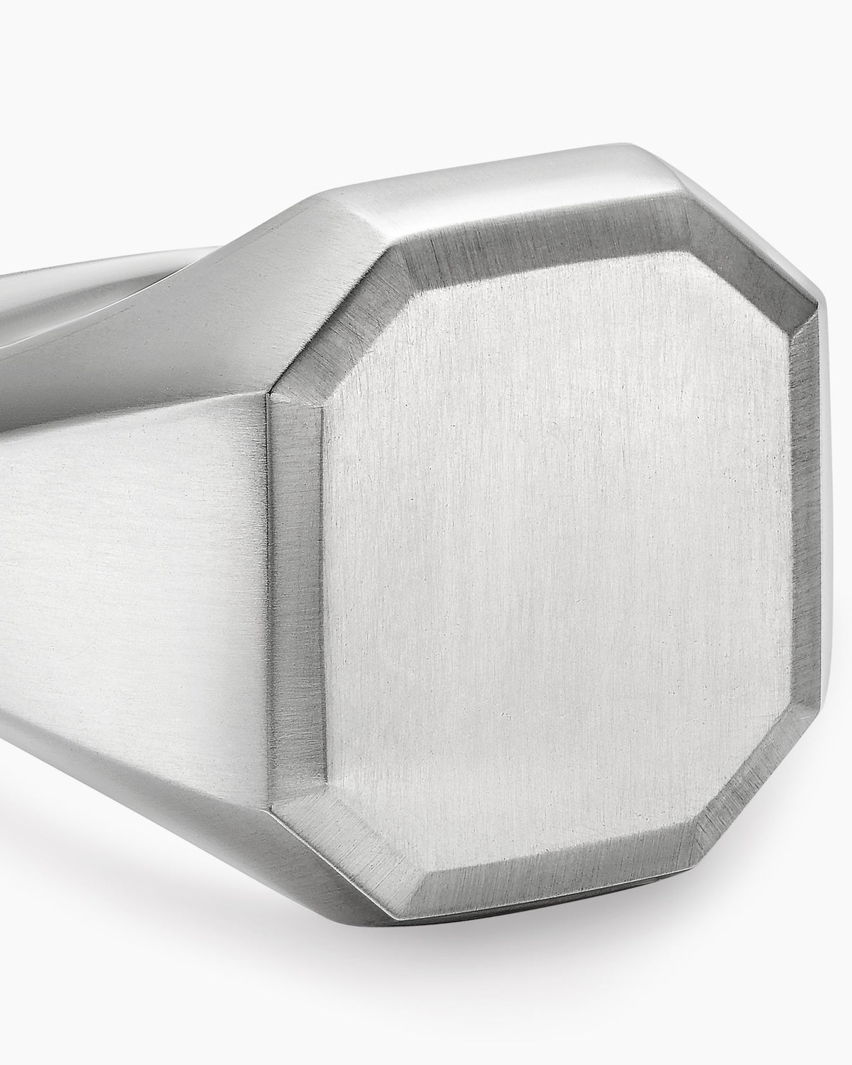 David Yurman Mens Streamline Signet Ring in Sterling Silver, 18mm David Yurman Men’s