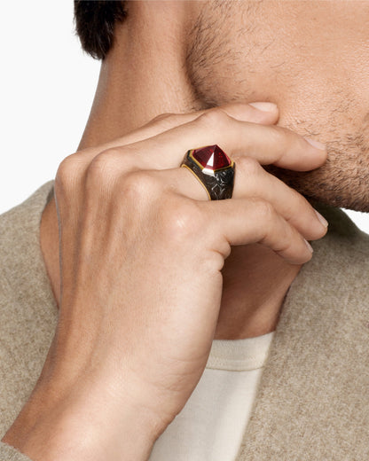 David Yurman Hexagonal Signet Ring David Yurman Men’s