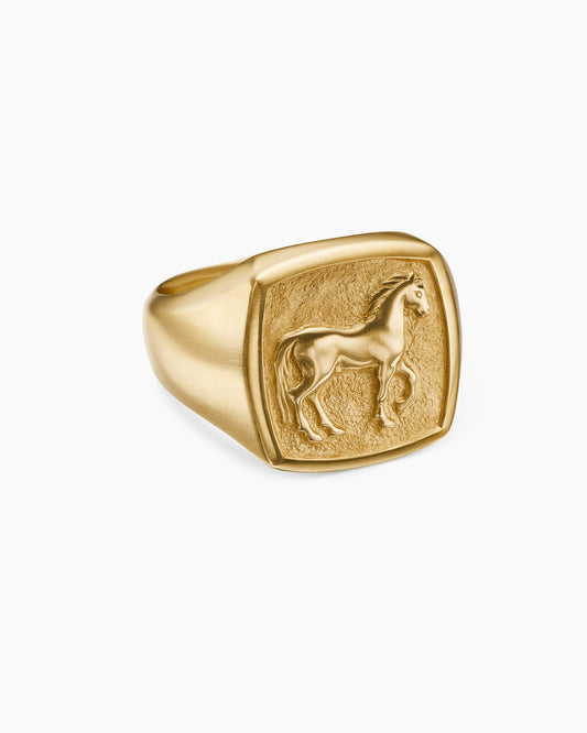 David Yurman Petrvs Horse Pinky Ring David Yurman Men’s