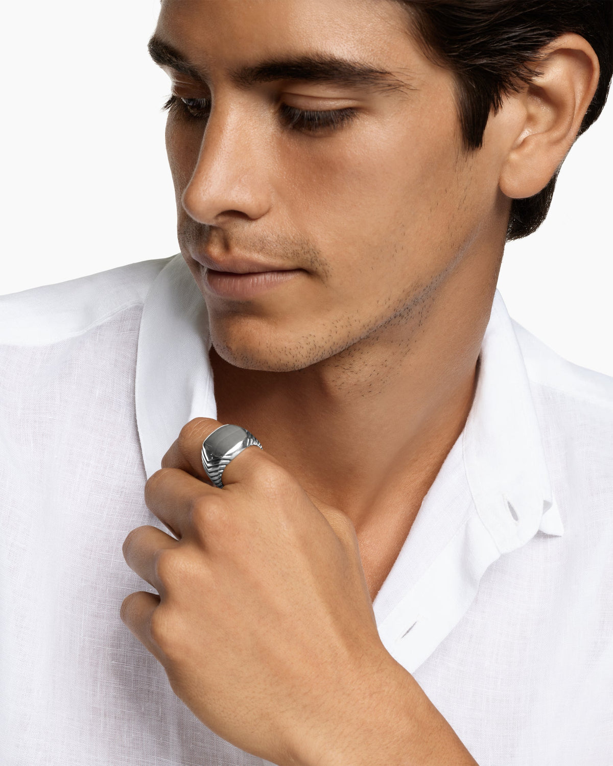 David Yurman Chevron Signet Ring David Yurman Men’s
