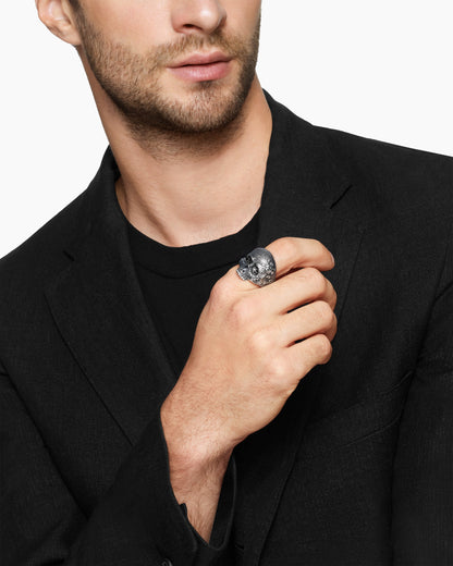 David Yurman Waves Skull Ring David Yurman Men’s