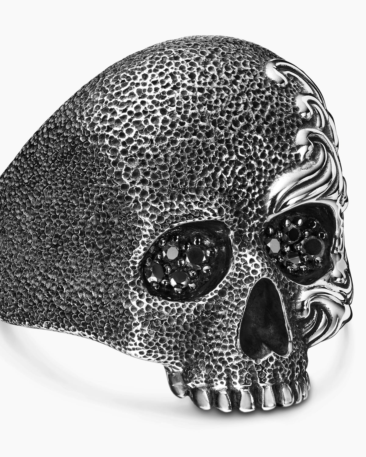 David Yurman Waves Skull Ring David Yurman Men’s