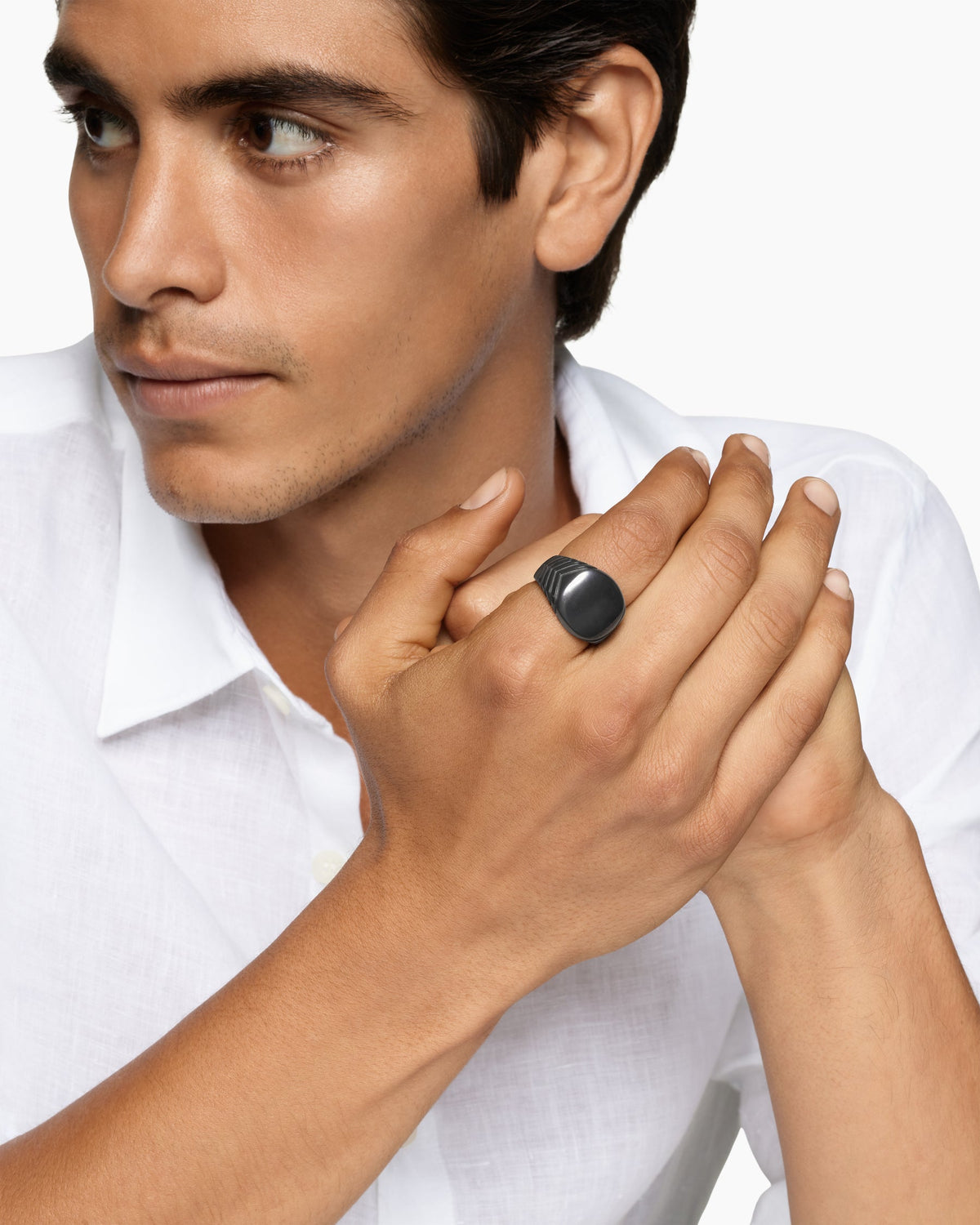 David Yurman Chevron Signet Ring David Yurman Men’s
