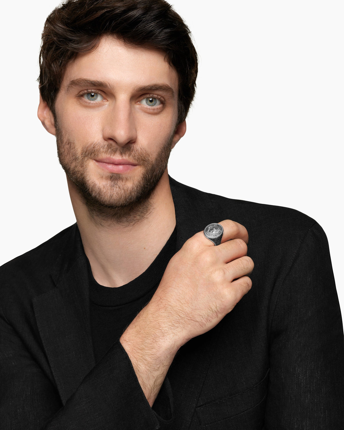 David Yurman Petrvs Wolf Signet Ring David Yurman Men’s