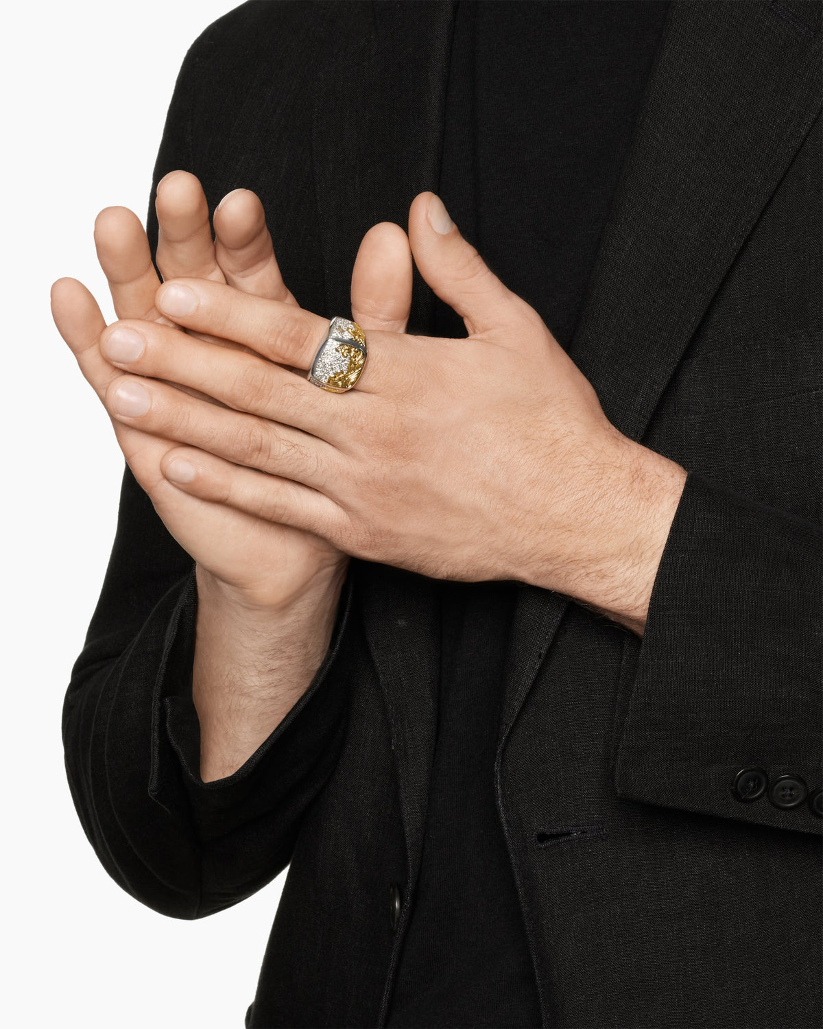 David Yurman Waves Signet Ring David Yurman Men’s