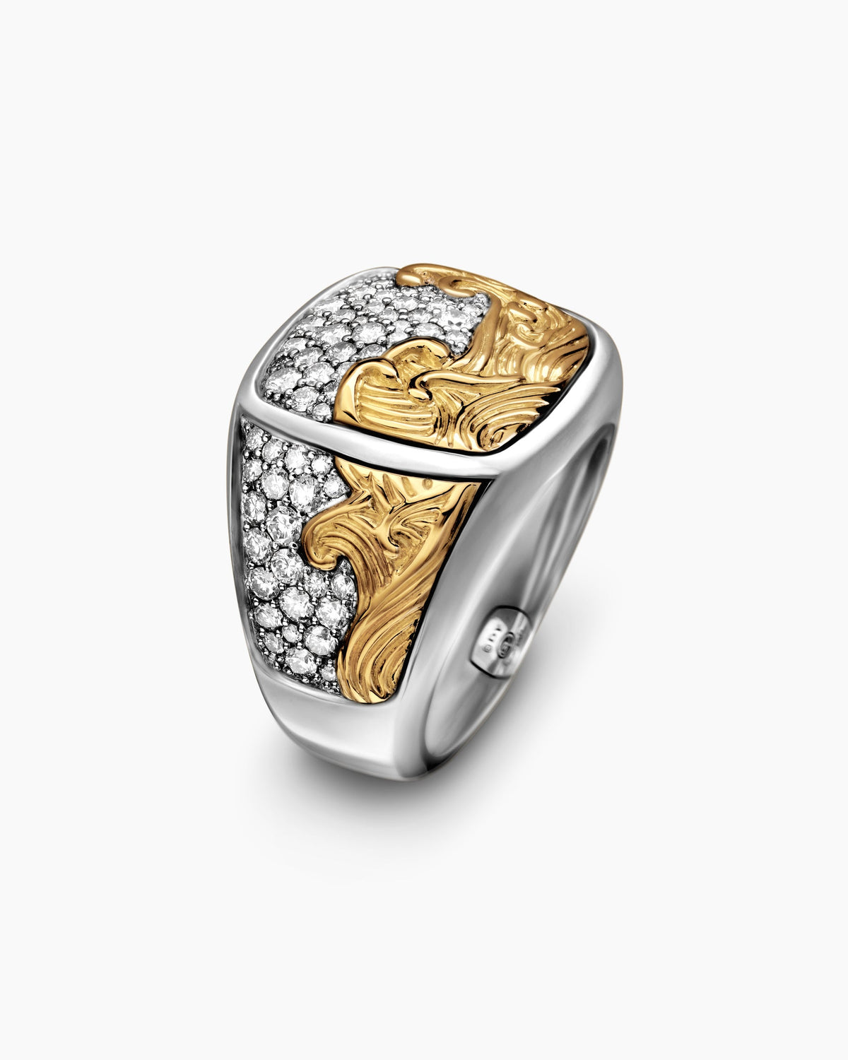 David Yurman Waves Signet Ring David Yurman Men’s