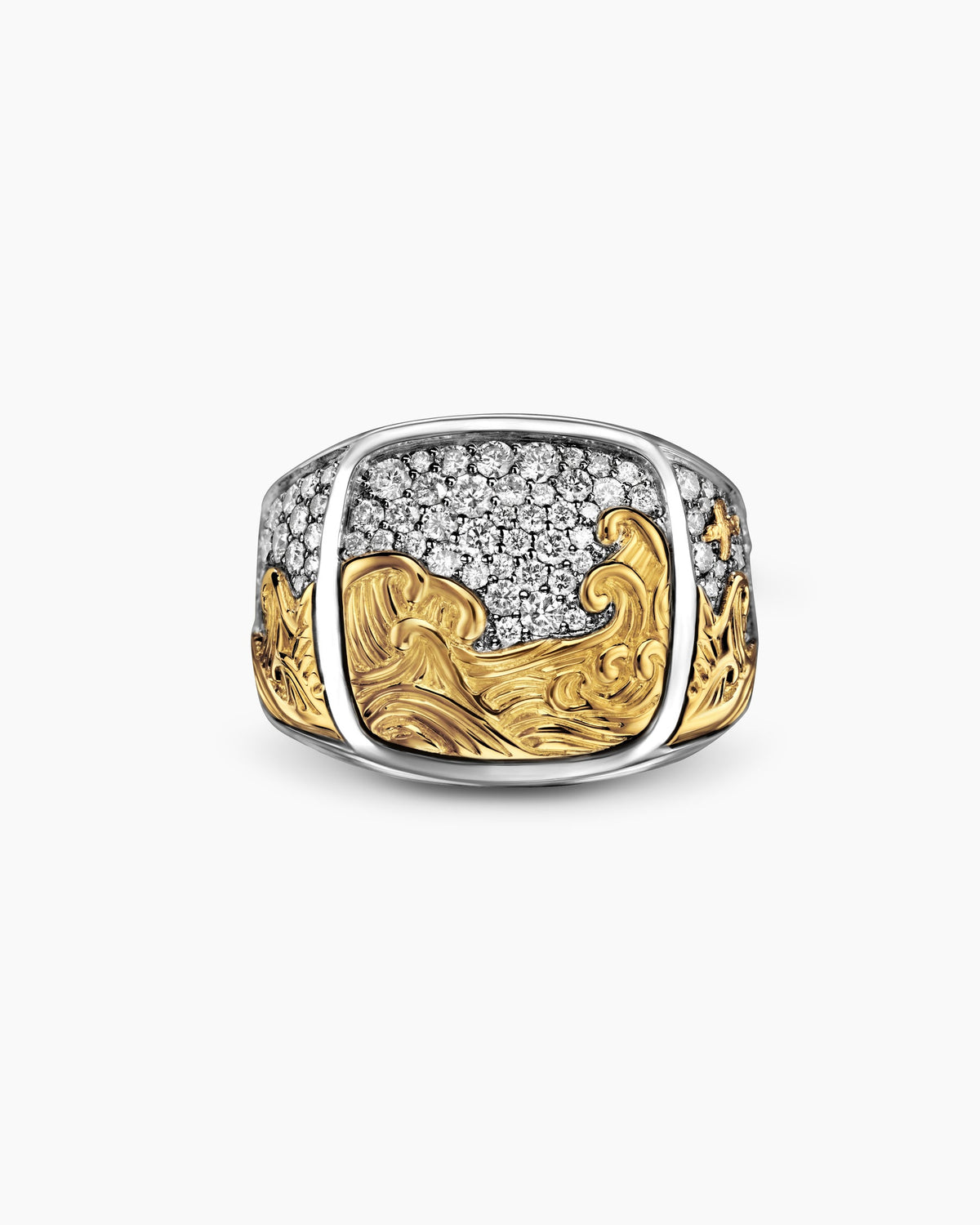 David Yurman Waves Signet Ring David Yurman Men’s