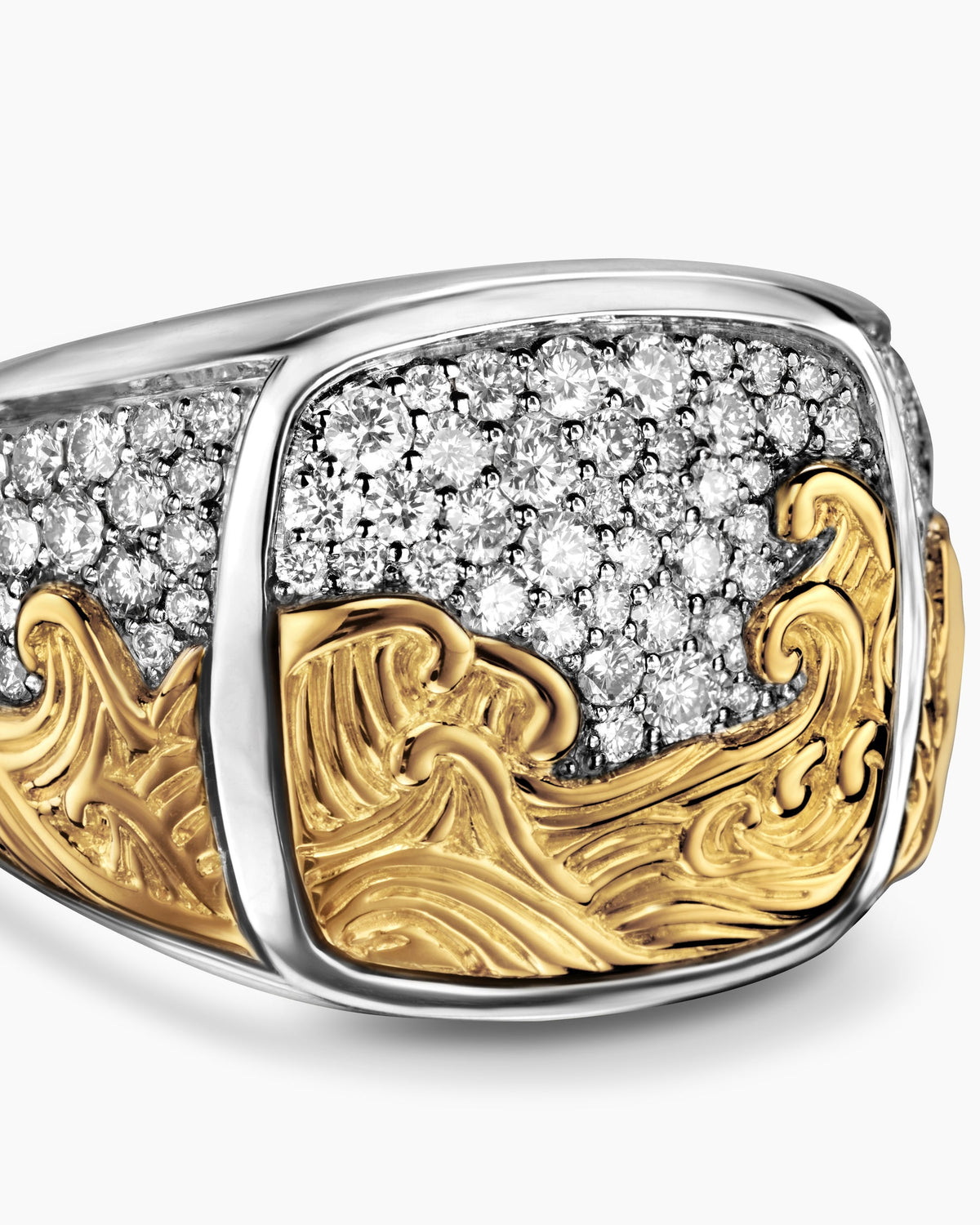 David Yurman Waves Signet Ring David Yurman Men’s