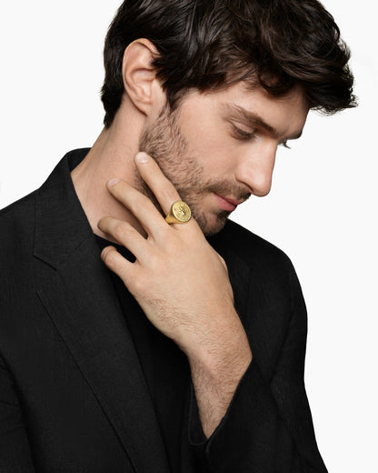 David Yurman Petrvs Wolf Signet Ring David Yurman Men’s
