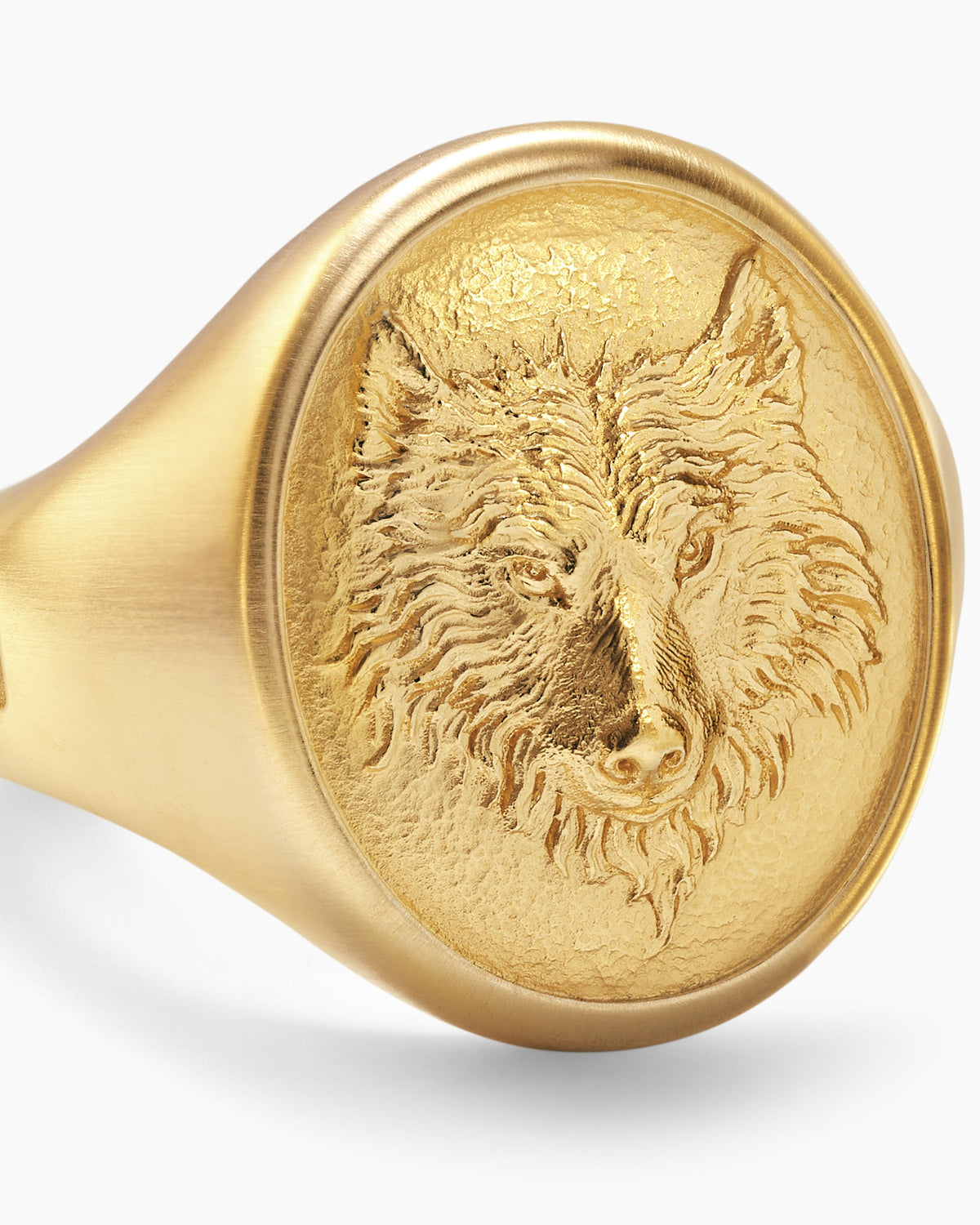 David Yurman Petrvs Wolf Signet Ring David Yurman Men’s