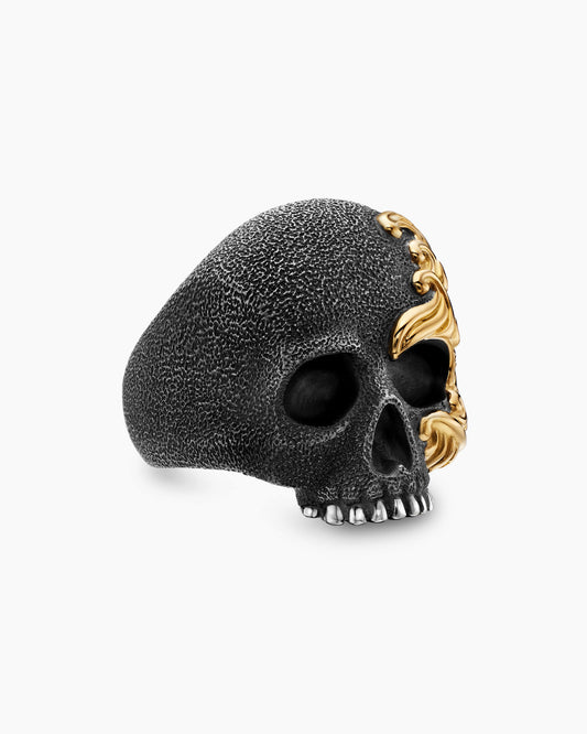 David Yurman Waves Skull Ring David Yurman Men’s