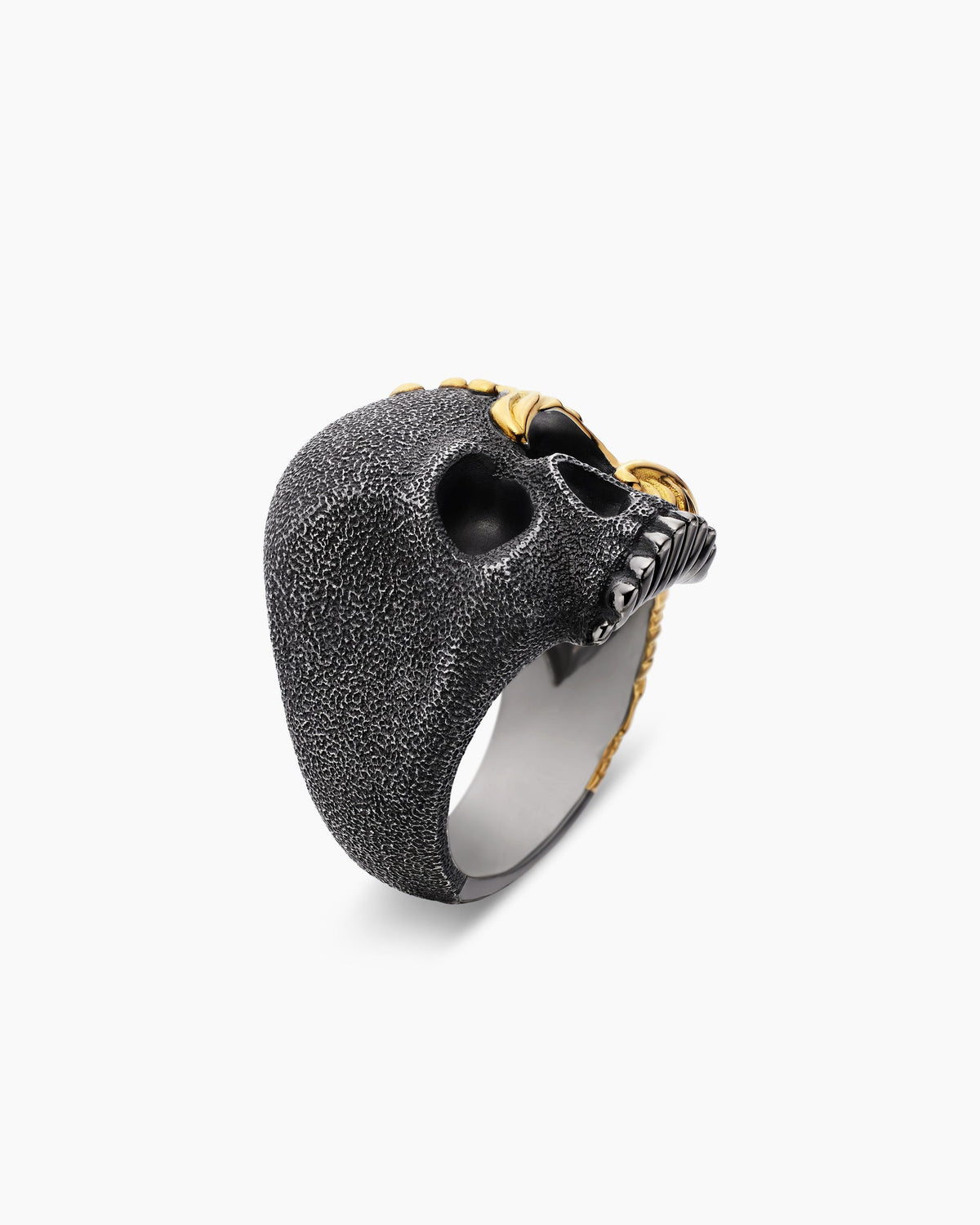 David Yurman Waves Skull Ring David Yurman Men’s