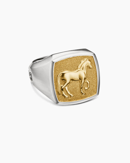 David Yurman Petrvs Horse Signet Ring David Yurman Men’s