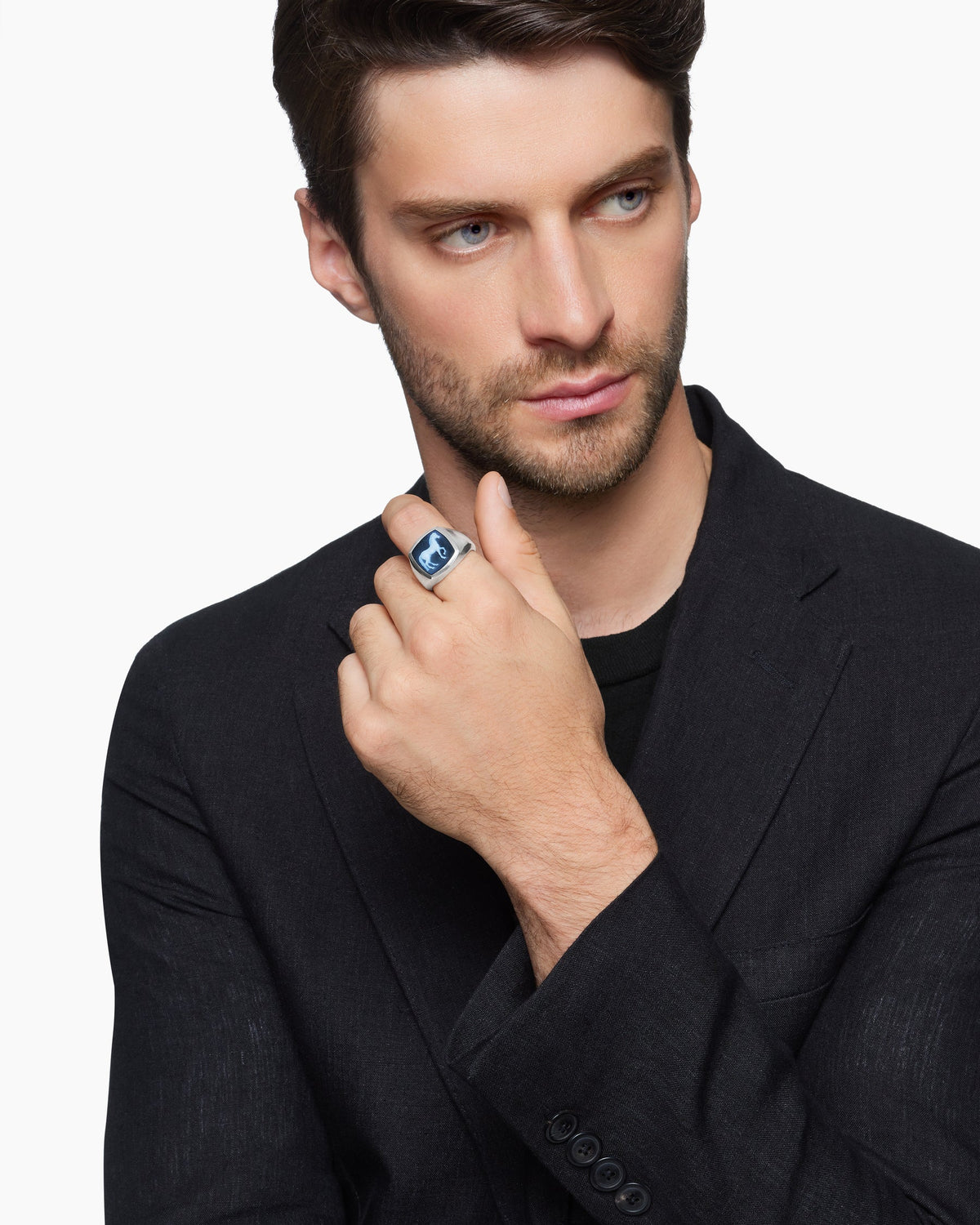 David Yurman Petrvs Horse Signet Ring David Yurman Men’s