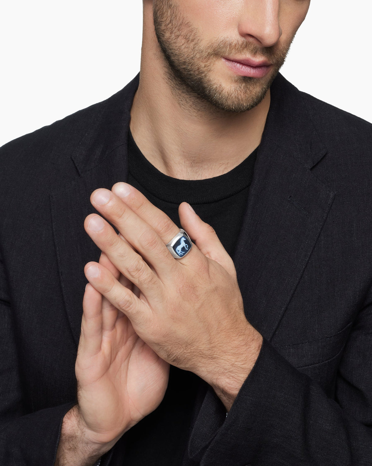 David Yurman Petrvs Horse Signet Ring David Yurman Men’s
