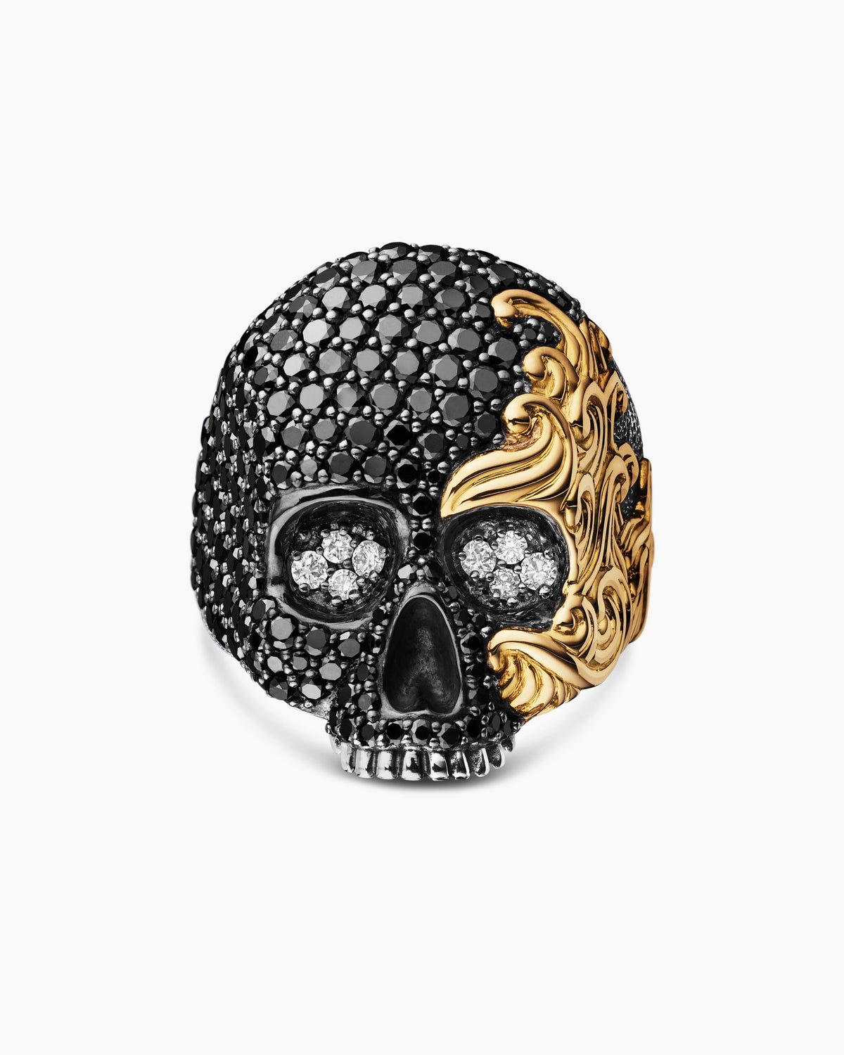David Yurman Waves Skull Ring David Yurman Men’s