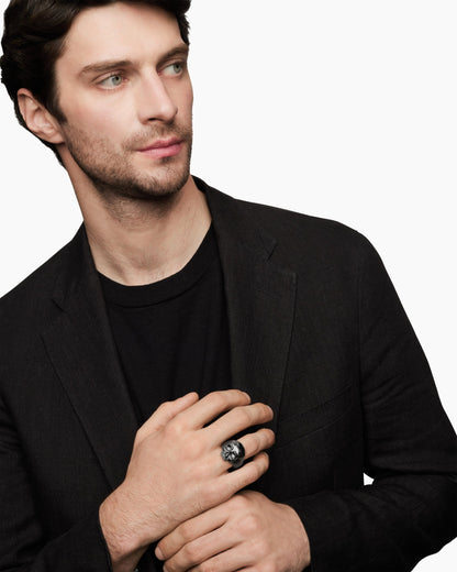 David Yurman Memento Mori Skull Ring David Yurman Men’s