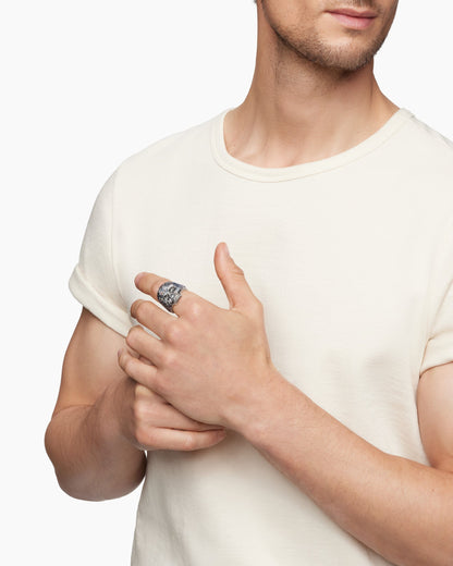 David Yurman Memento Mori Skull Ring David Yurman Men’s