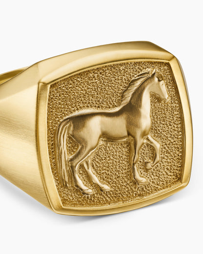 David Yurman Petrvs Horse Signet Ring David Yurman Men’s