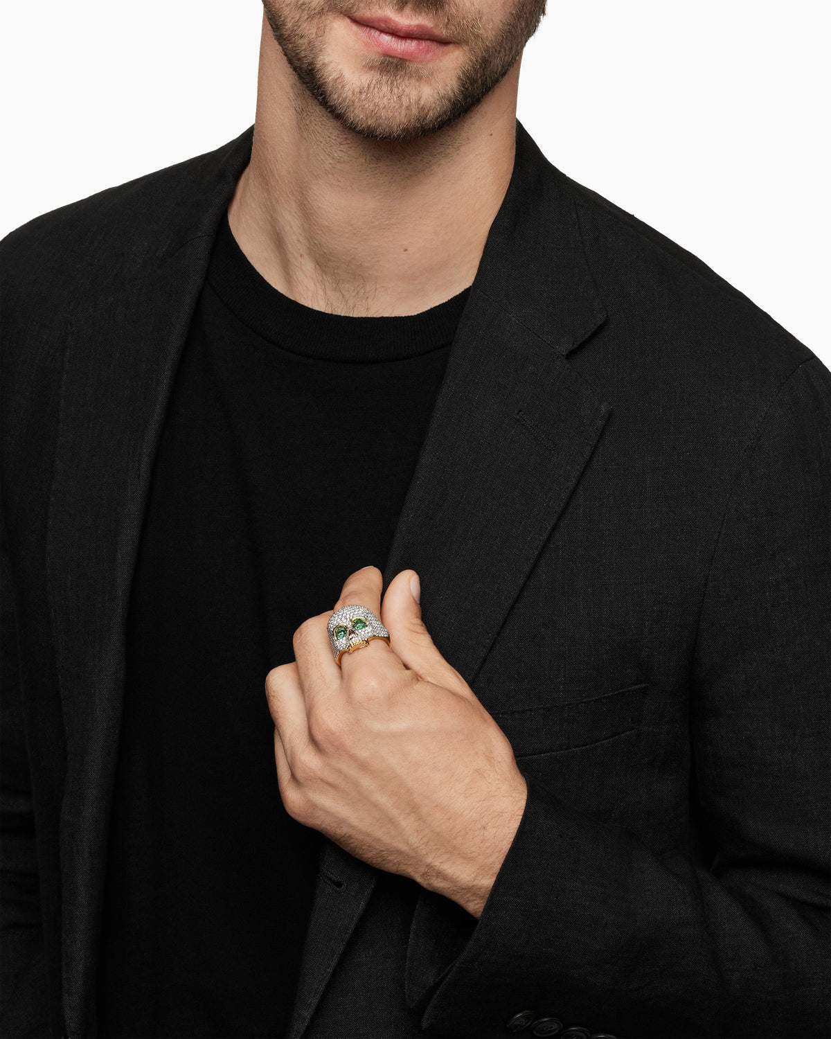 David Yurman Memento Mori Skull Ring David Yurman Men’s