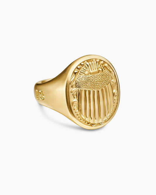 David Yurman Petrvs Scarab Signet Ring David Yurman Men’s