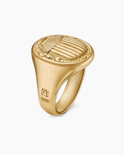 David Yurman Petrvs Scarab Signet Ring David Yurman Men’s